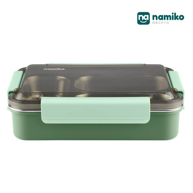 กล่องอาหาร NAMIKO รุ่น #6544-2 1100 ML สีเขียว_1