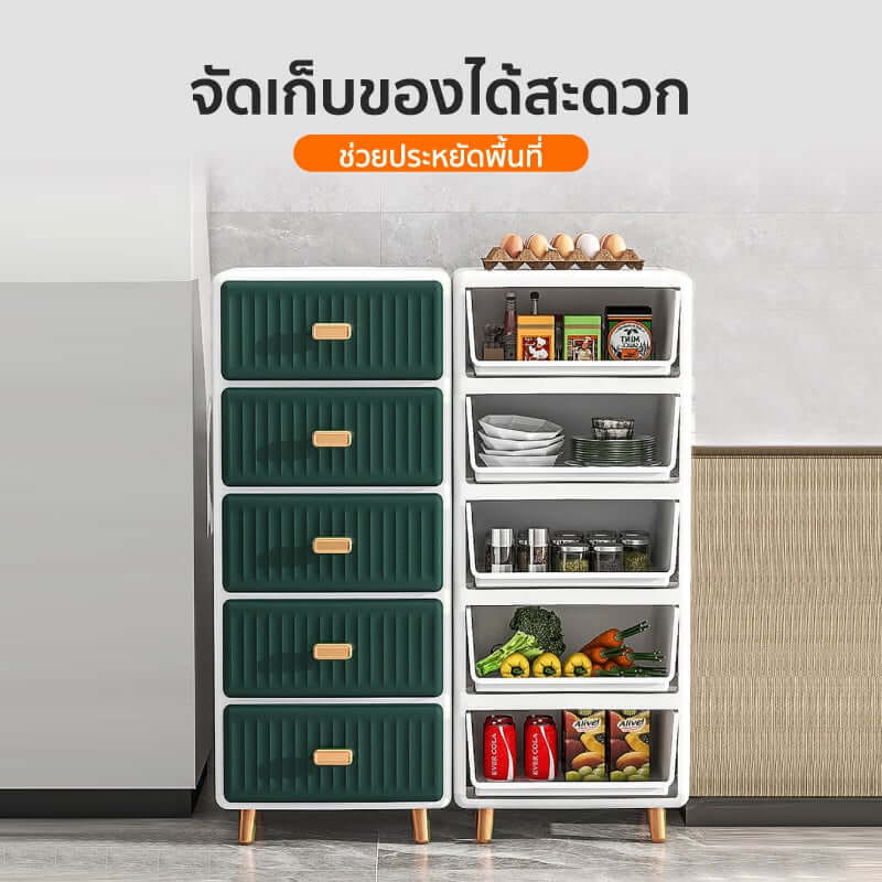 ตู้ลิ้นชัก 3 ชั้น COCOGU รุ่น 45 CM สีขาว_2