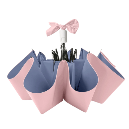 ร่มกันแดดฝน เปิด-ปิดอัตโนมัติ COCOGU UPF50+ สีชมพู