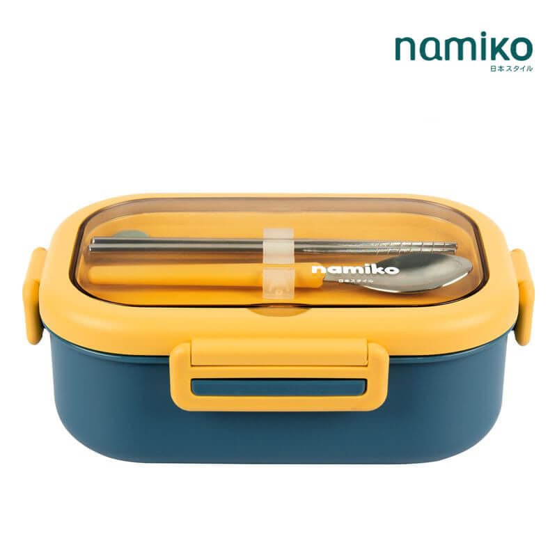 กล่องอาหาร NAMIKO รุ่น #6714 850 ML สีน้ำเงิน_0