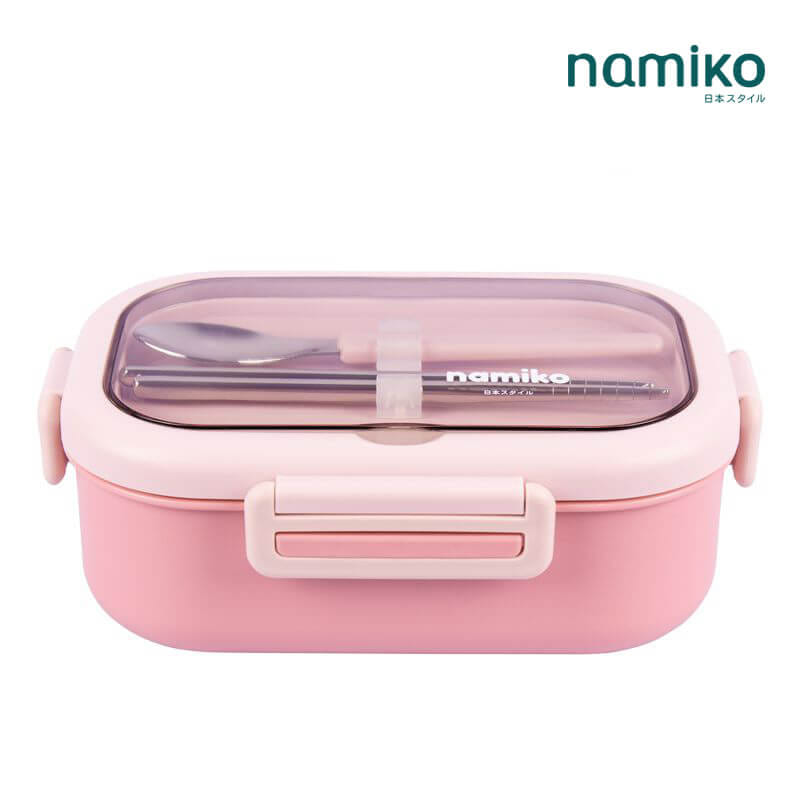 กล่องอาหาร NAMIKO รุ่น #6714 850 ML สีชมพู
