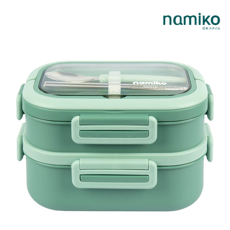 กล่องอาหาร NAMIKO รุ่น #6715 1650 ML สีเขียว_0