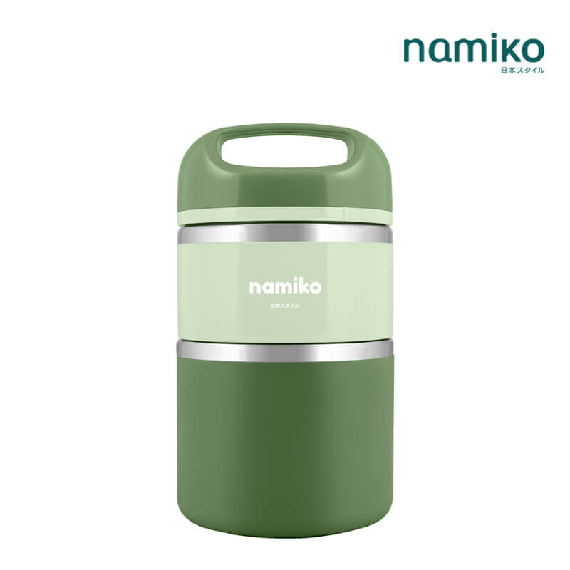 กระติกสเตนเลส 2 ชั้น NAMIKO รุ่น #6532 930 ML สีเขียว_0