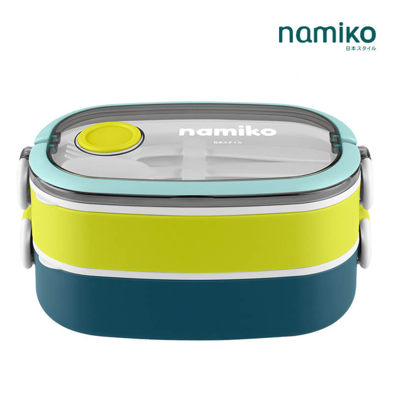กล่องอาหาร NAMIKO รุ่น 1300ML สีฟ้า_0