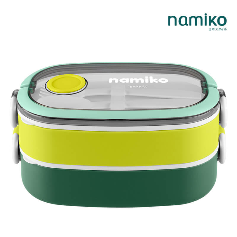 กล่องอาหาร NAMIKO รุ่น 1300ML สีเขียว_0