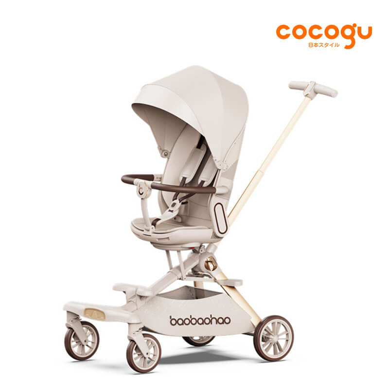 รถเข็นเด็ก COCOGU รุ่น V16 สีครีม