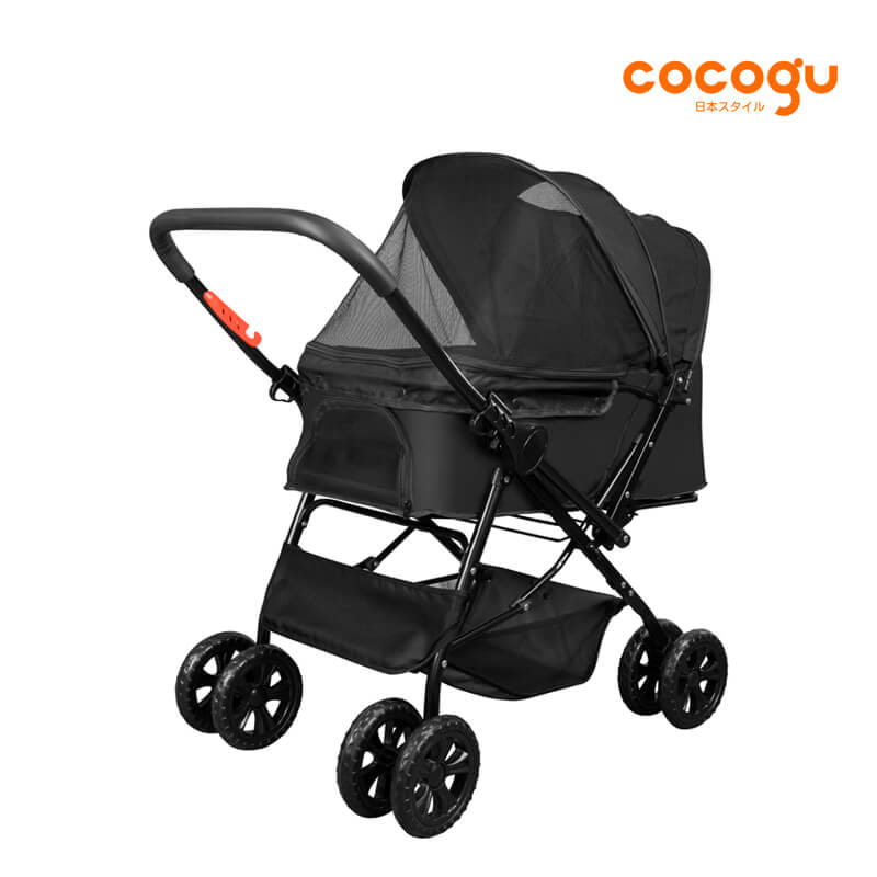 รถเข็นสัตว์เลี้ยง COCOGU รุ่น DTC-608 สีดำ_0