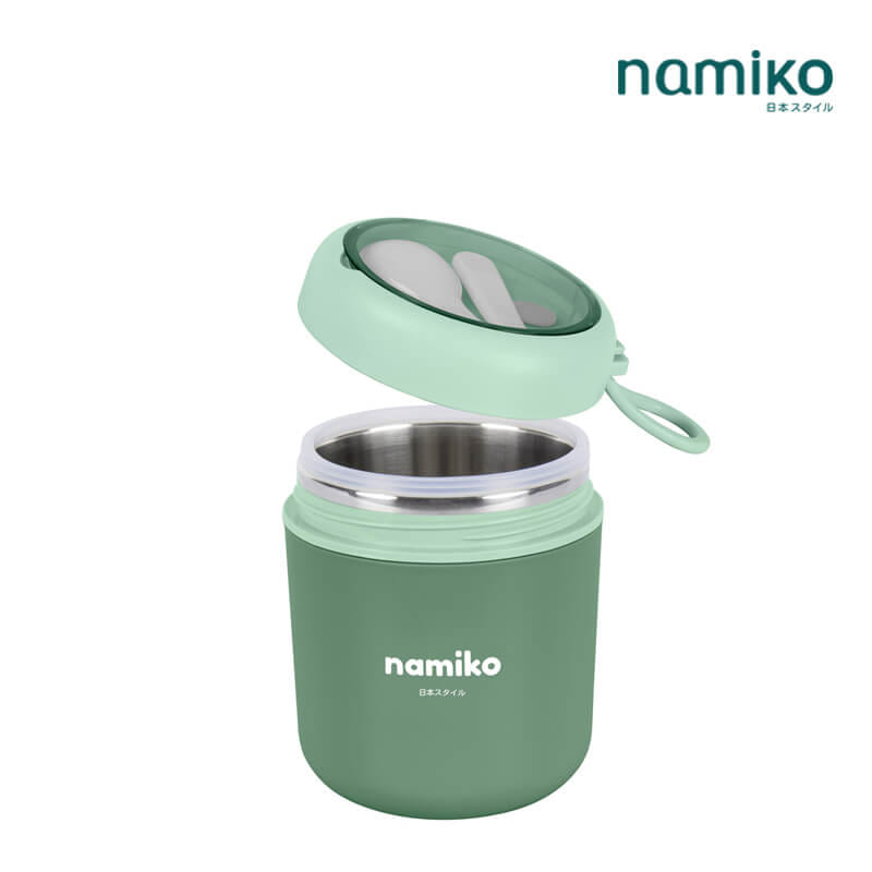 ถ้วยซุปสแตนเลส NAMIKO รุ่น #6713 530 ML สีเขียว