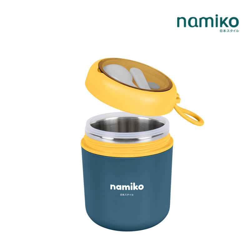 ถ้วยซุปสแตนเลส NAMIKO รุ่น #6713 530 ML สีน้ำเงิน
