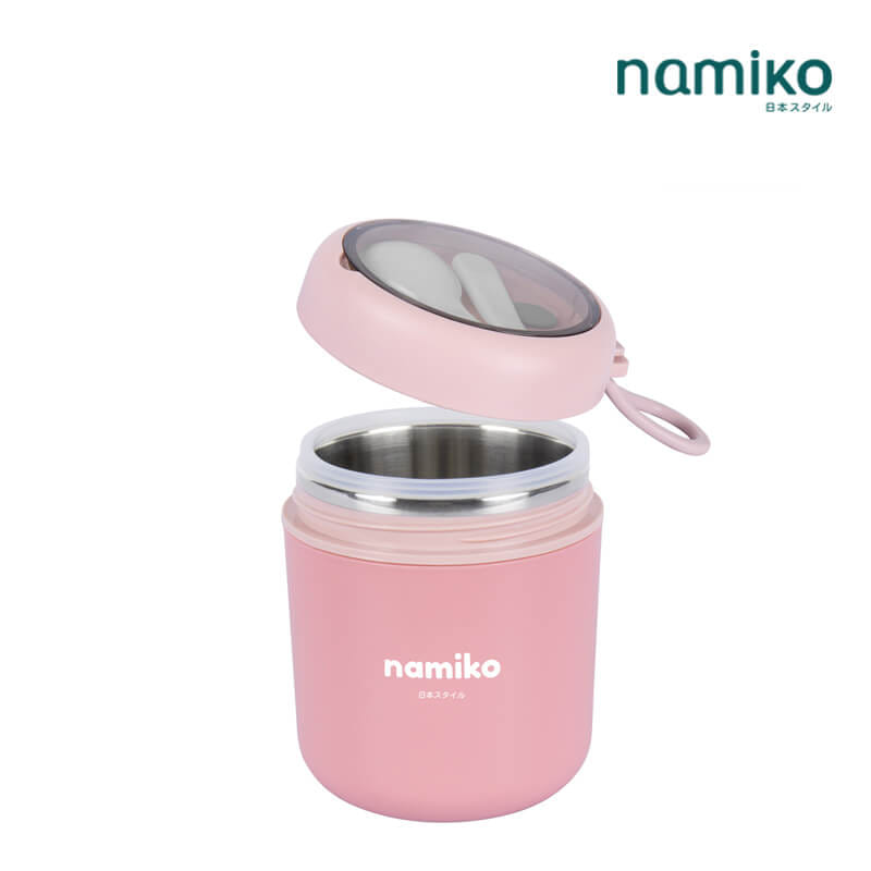 ถ้วยซุปสแตนเลส NAMIKO รุ่น #6713 530 ML สีชมพู_0