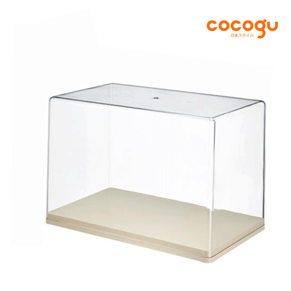 กล่องจัดเก็บโมเดล COCOGU รุ่น SIZE M 1 ชั้น สีครีม_0