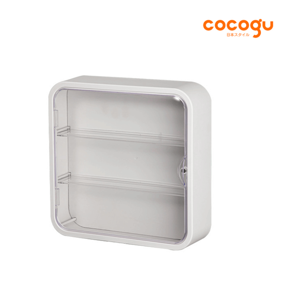 กล่องโชว์โมเดลติดผนัง COCOGU รุ่น 886 สีขาว