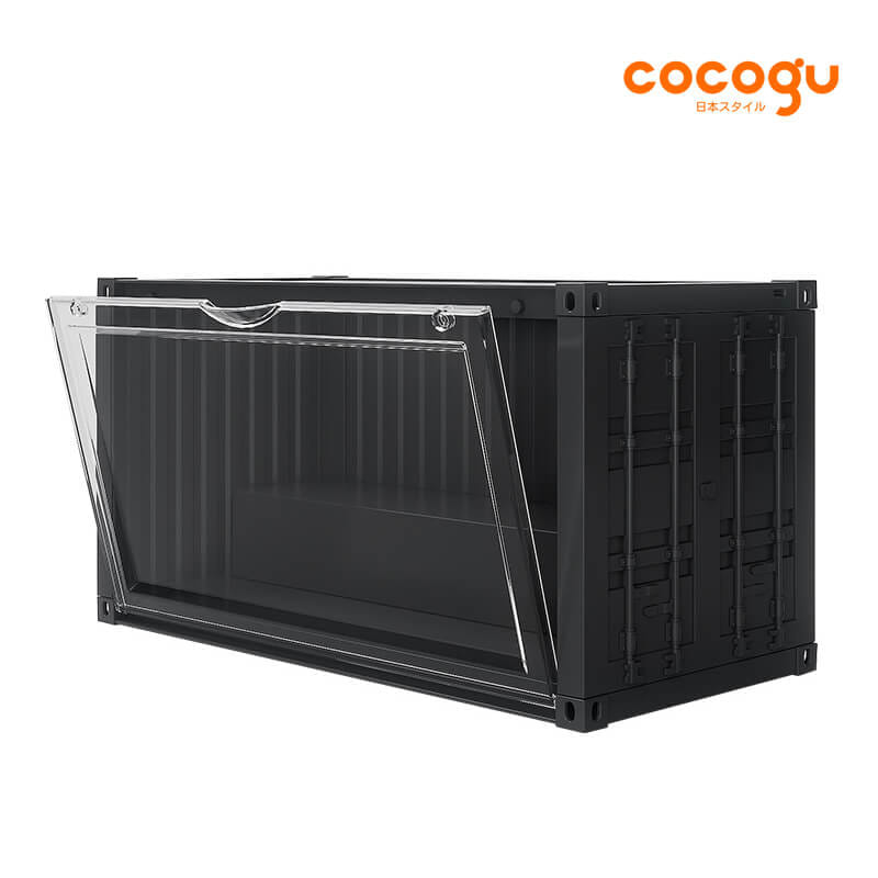กล่องจัดเก็บโมเดล COCOGU รุ่น 910-1 มีไฟ สีดำ