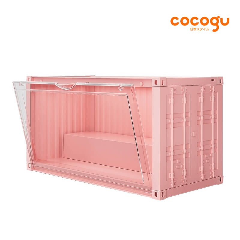 กล่องจัดเก็บโมเดล COCOGU รุ่น 910 สีชมพู_0