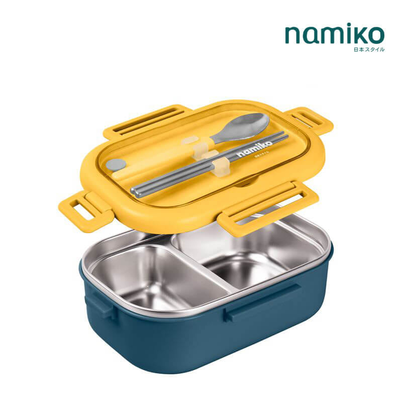 กล่องอาหาร NAMIKO รุ่น #6714 850 ML สีน้ำเงิน_1