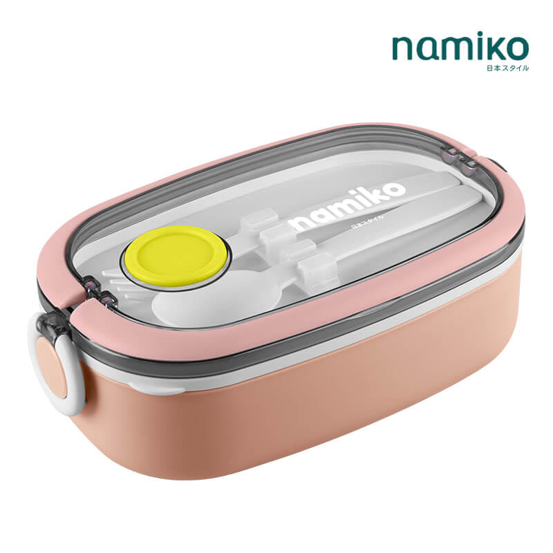 กล่องอาหาร NAMIKO รุ่น 750ML สีชมพู_1