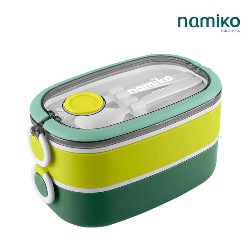 กล่องอาหาร NAMIKO รุ่น 1300ML สีเขียว_1