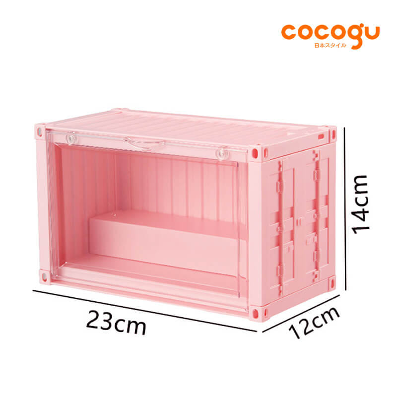 กล่องจัดเก็บโมเดล COCOGU รุ่น 930 สีชมพู_1
