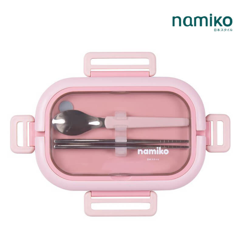 กล่องอาหาร NAMIKO รุ่น #6714 850 ML สีชมพู_2
