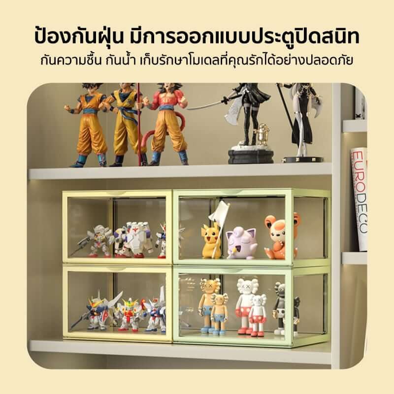 กล่องจัดเก็บโมเดล COCOGU รุ่น 892-1 สีเหลือง_2