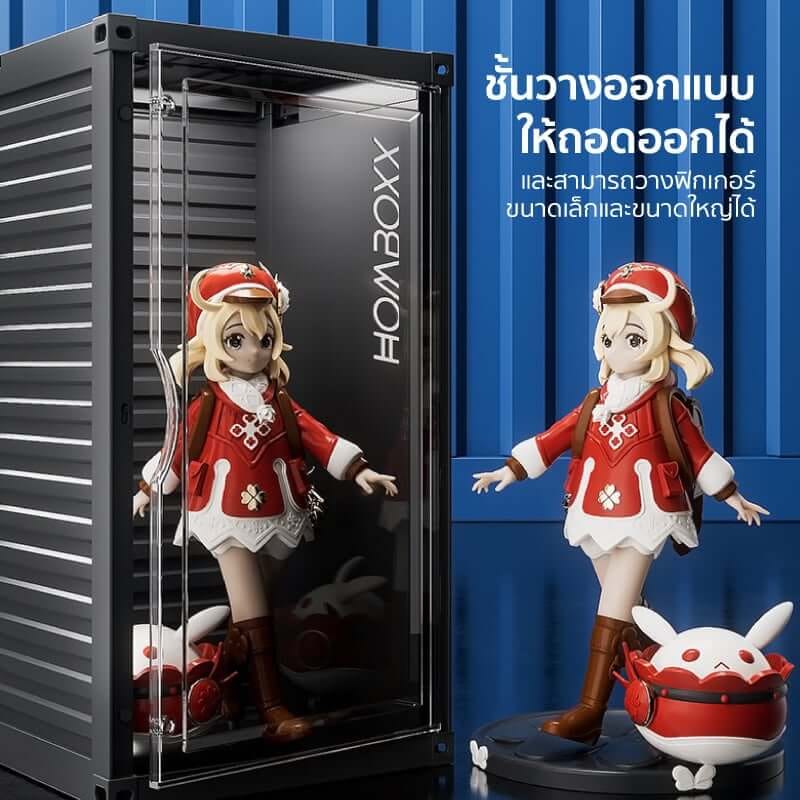 กล่องจัดเก็บโมเดล COCOGU รุ่น 910 สีเหลือง_3