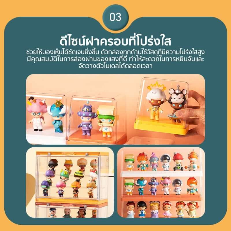 กล่องจัดเก็บโมเดล COCOGU รุ่น 863 สีเขียว_3