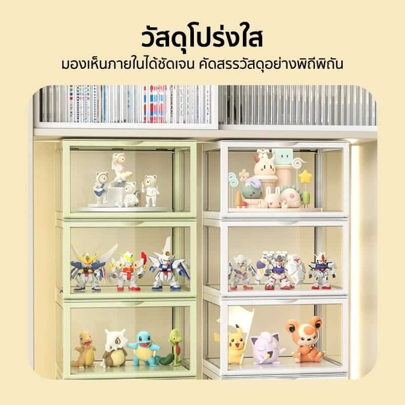 กล่องจัดเก็บโมเดล COCOGU รุ่น 892-1 สีเหลือง_3