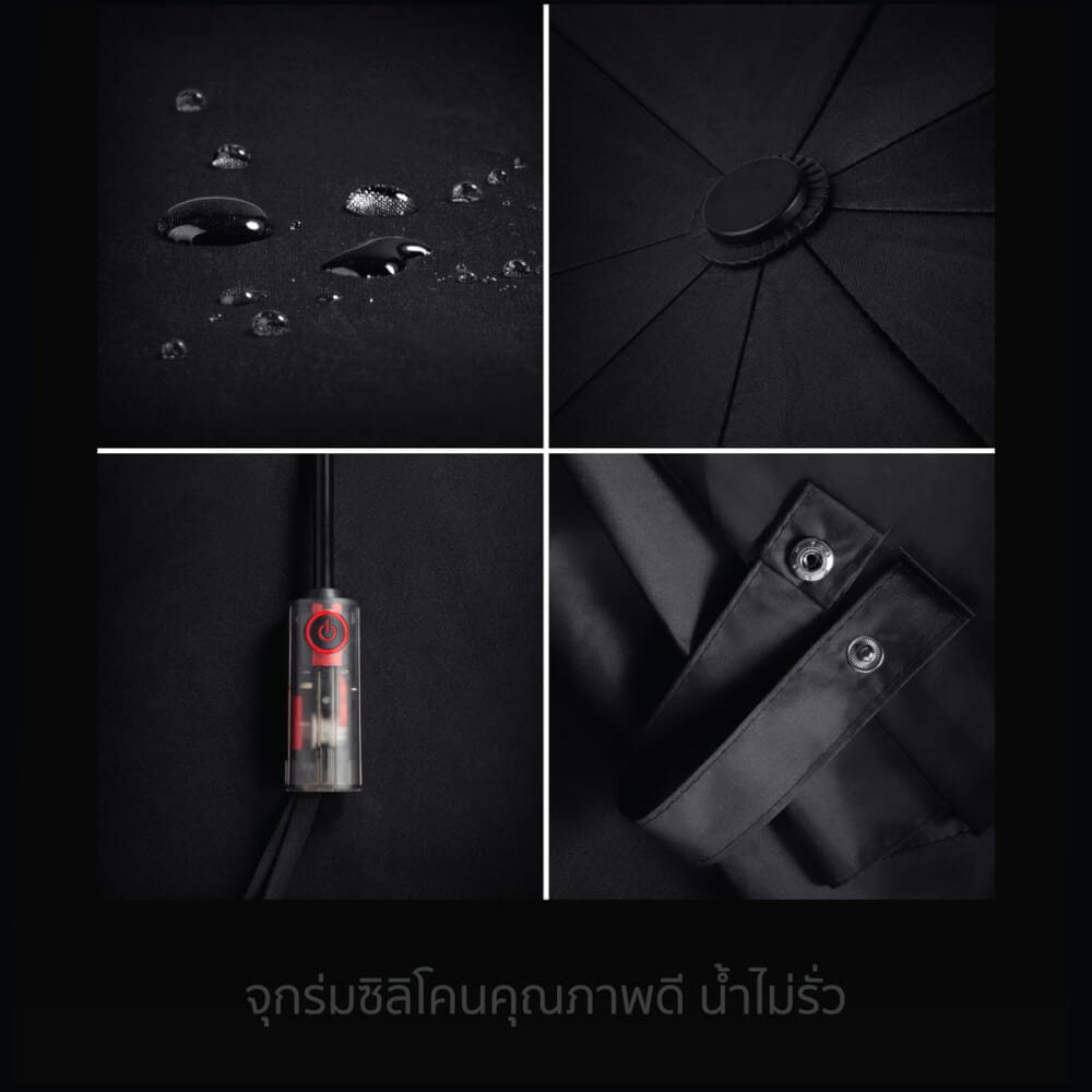 ร่มกันแดด NAMIKO รุ่น UVO1001 สีเทา_5