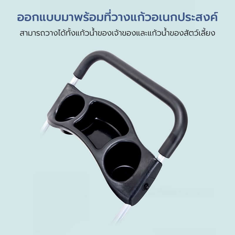รถเข็นสัตว์เลี้ยง COCOGU รุ่น DTC-807 สีดำ_6