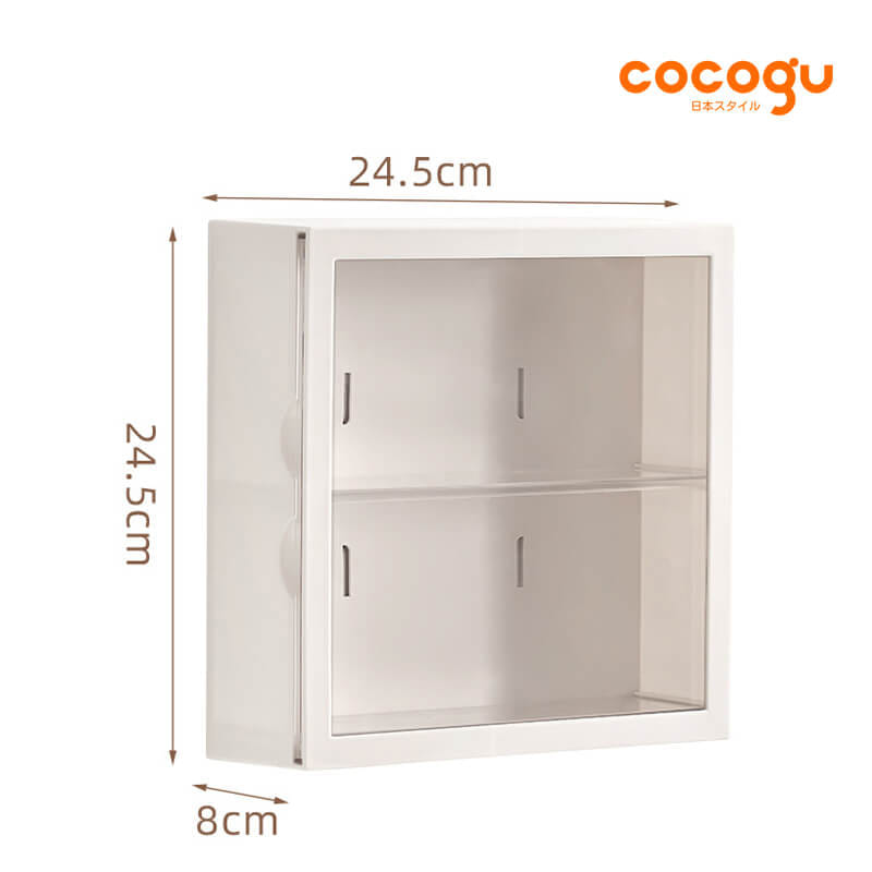 กล่องโชว์โมเดลติดผนัง COCOGU รุ่น 882 สีขาว_7