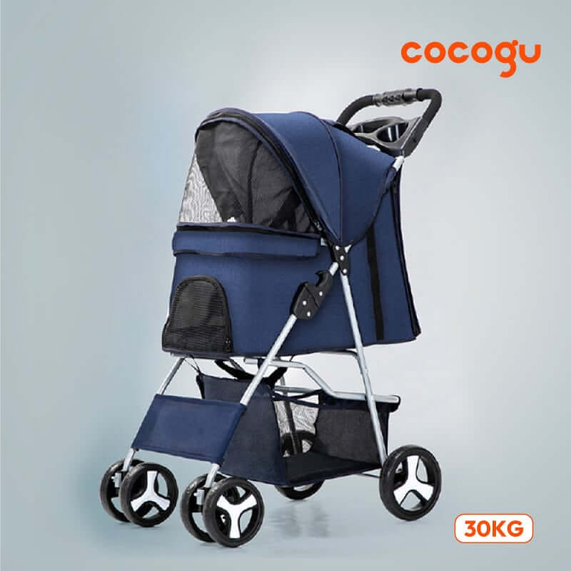 รถเข็นสัตว์เลี้ยง COCOGU รุ่น DTC-804 สีน้ำเงิน_8