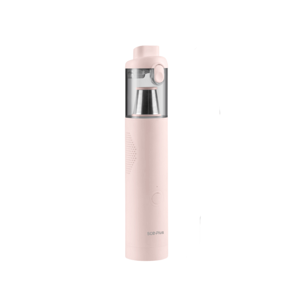 เครื่องดูดฝุ่นพกพาไร้สาย  SCE PLUS รุ่น VC-M สีชมพู สำหรับดูดฝุ่นในรถ_9
