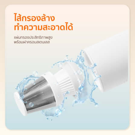 เครื่องดูดฝุ่นพกพาไร้สาย SCE PLUS รุ่น VC-M สีขาว สำหรับดูดฝุ่นในรถ_6