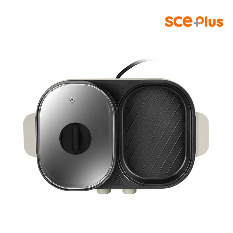 เตาปิ้งย่างไฟฟ้า SCE PLUS รุ่น G20 สีครีม_1