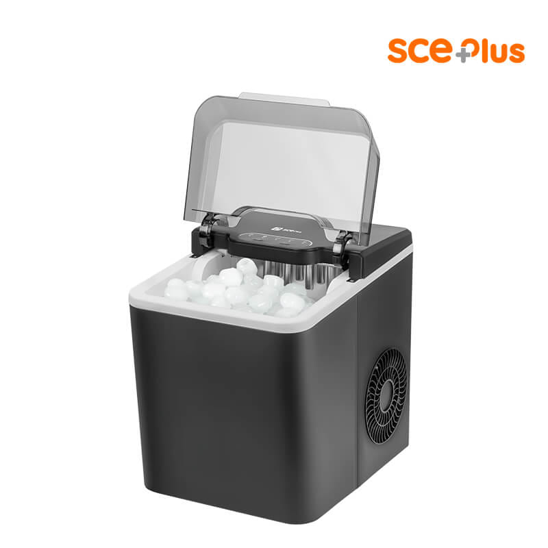 เครื่องทำน้ำแข็งอัตโนมัติ SCE PLUS รุ่น IC-A13 สีดำ_1