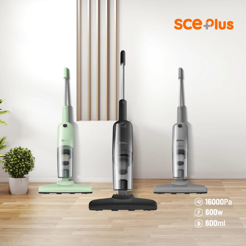 เครื่องดูดฝุ่นแบบด้าม SCE PLUS รุ่น XG2 สีเขียว_3