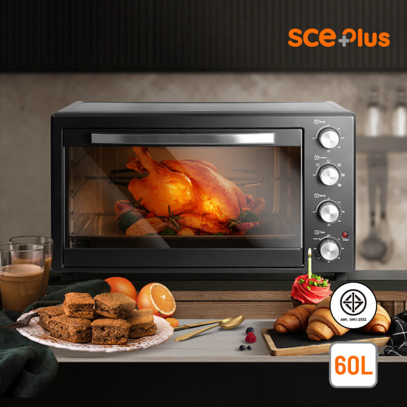 เตาอบ SCE PLUS รุ่น ALO2 สีดำ_8