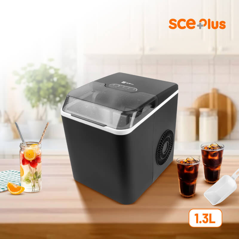 เครื่องทำน้ำแข็งอัตโนมัติ SCE PLUS รุ่น IC-A13 สีดำ_9