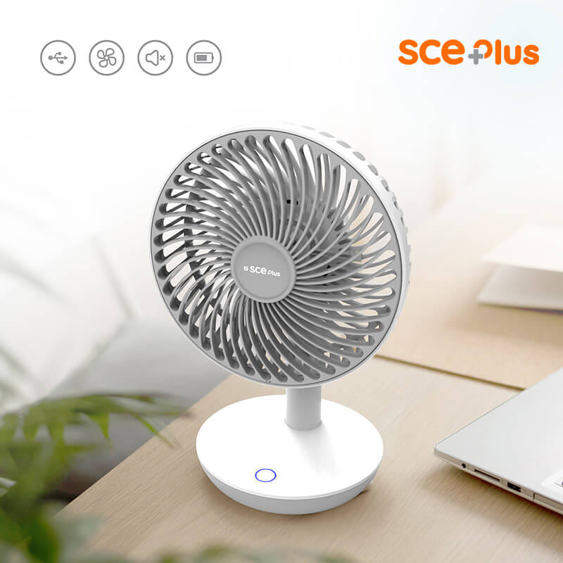พัดลมพกพา SCE PLUS รุ่น TF1 สีขาว_8