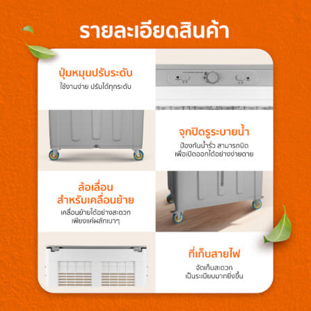 พัดลมไอเย็น SCE PLUS รุ่น MAX PRO 90L สีเทา_6