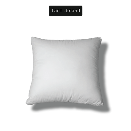 หมอนอิง Fact.Brand เส้นใยฮอลโลคอนจูเกด 24x24 นิ้ว สีขาว_0