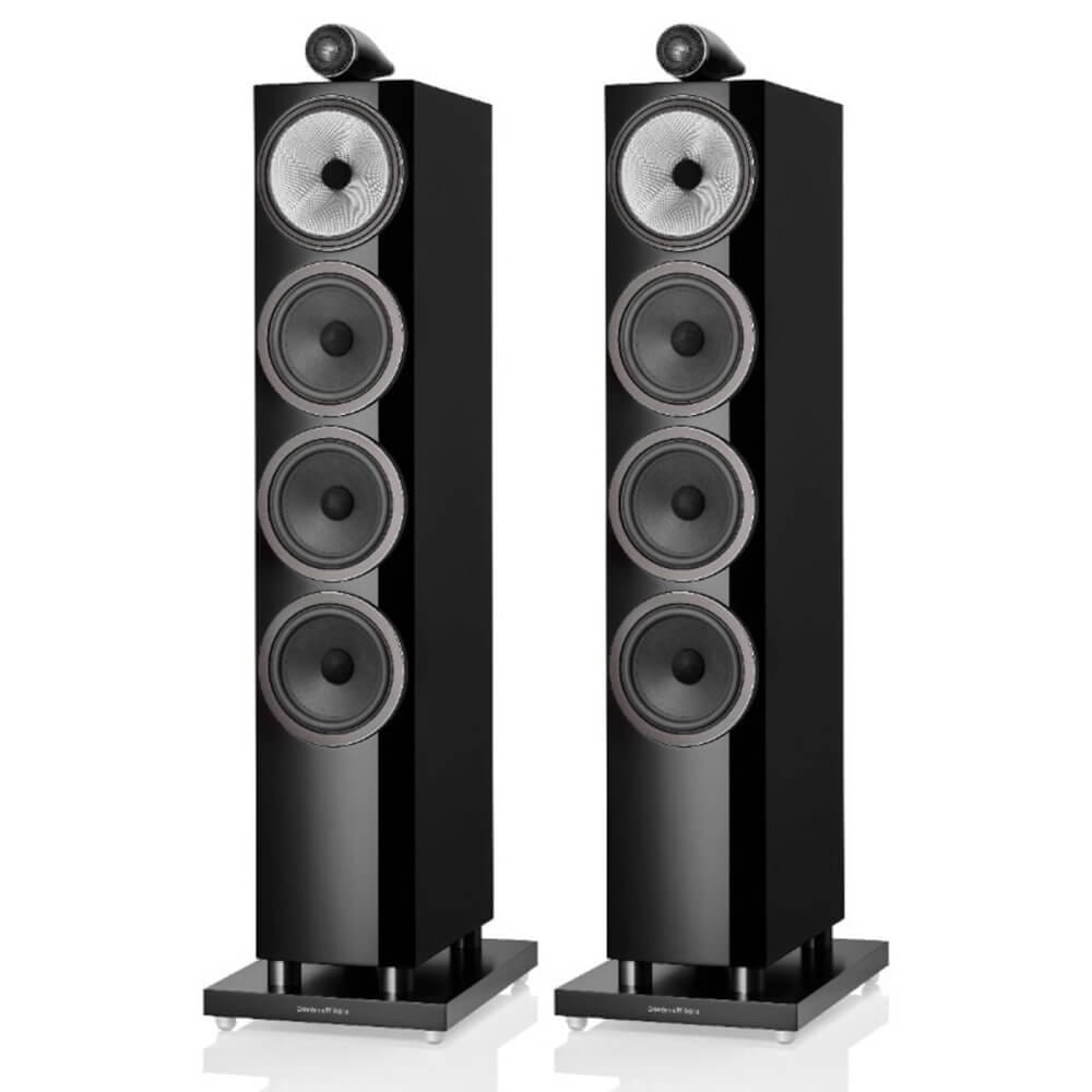ลำโพงตั้งพื้น รุ่น B&W 702 S3 3-ทาง 300 วัตต์ 8 โฮมห์  สี ดำ