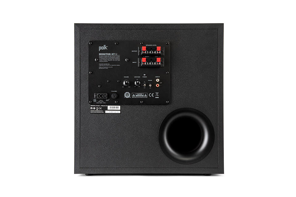 ซับวูฟเฟอร์ POLK MONITOR XT12 HIGH-PERFORMANCE 12" SUBWOOFER