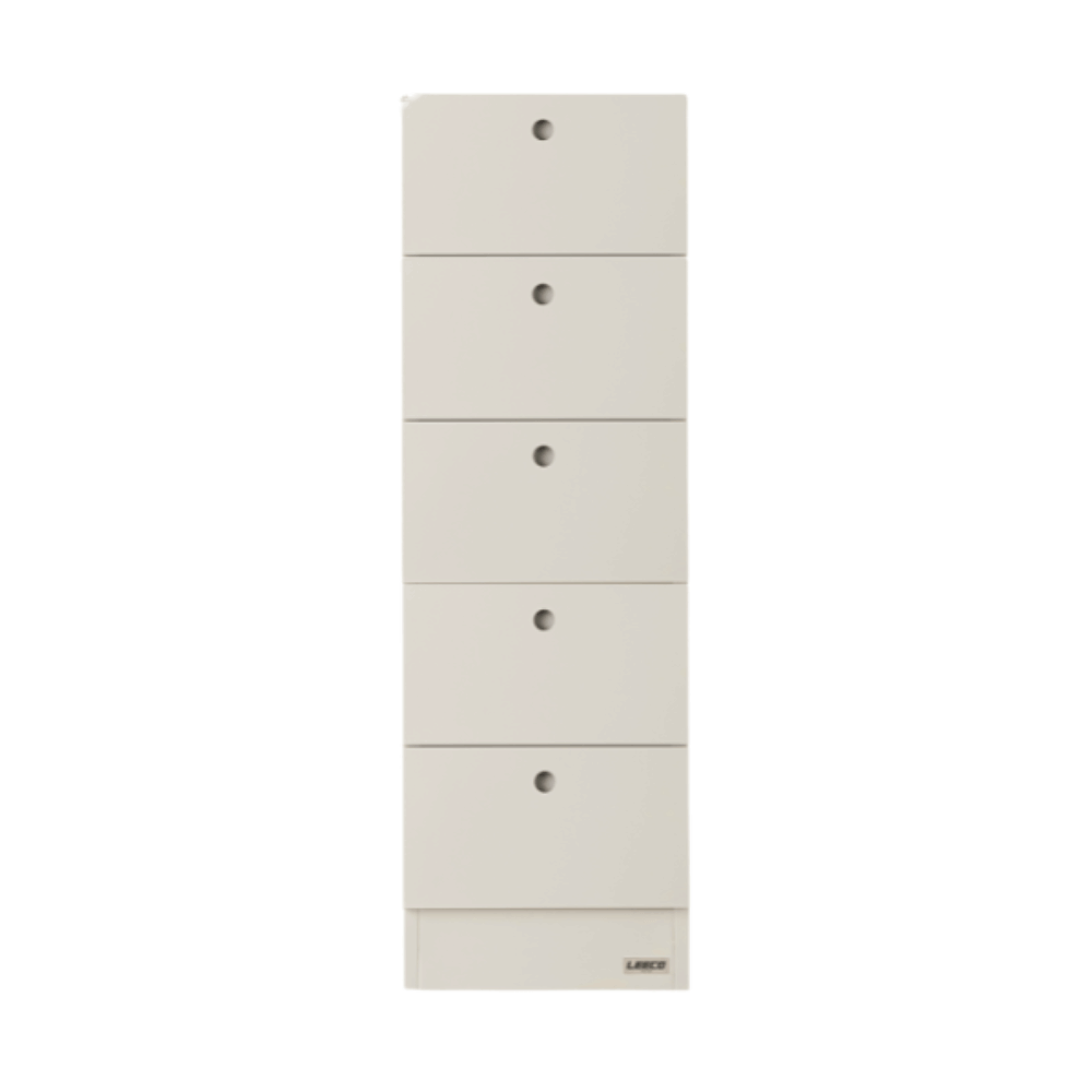 ตู้ลิ้นชักเหล็ก 5 ลิ้นชัก LEECO LC03-D MARBLE WHITE