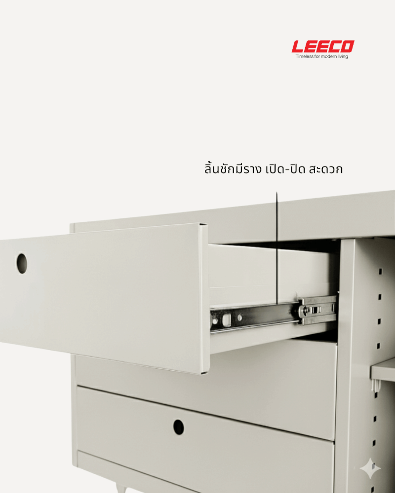 ตู้วางทีวี LEECO LC02-A ขนาด 119.5 ซม MARBLE WHITE