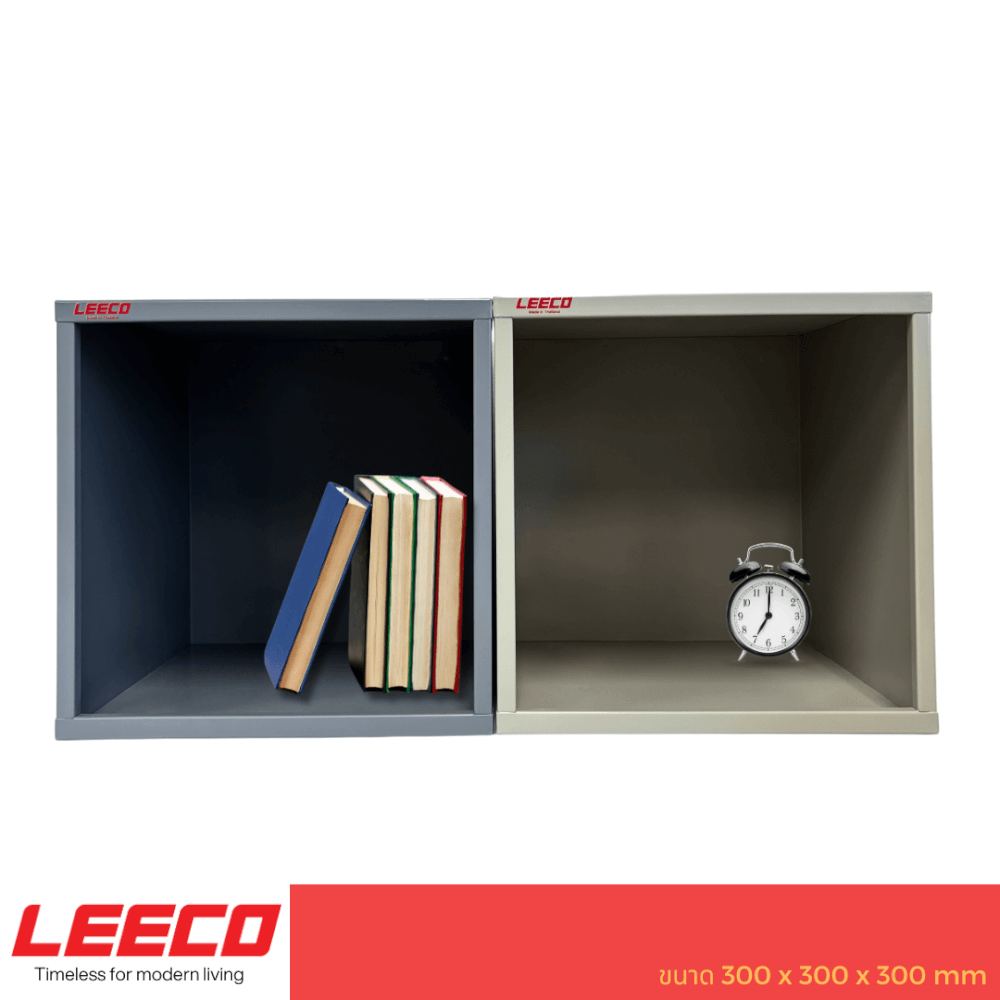 ตู้โชว์ ตู้แขวน LEECO BX-NS สีเทา