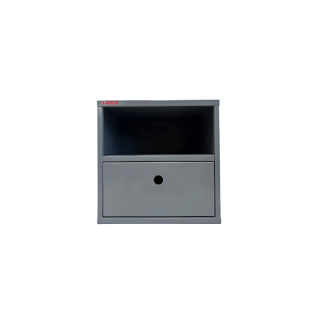 ตู้โชว์ ตู้แขวน LEECO BX-1D สีเทา_0