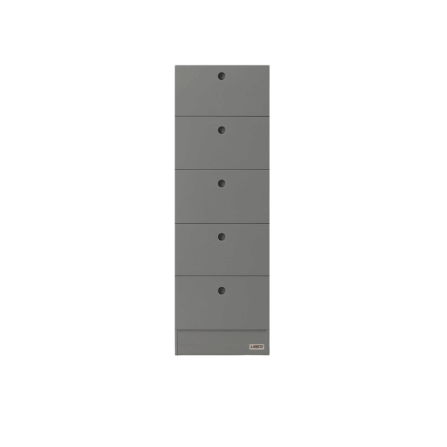 ตู้ลิ้นชักเหล็ก 5 ลิ้นชัก LEECO LC03-D CONCRETE GREY_0