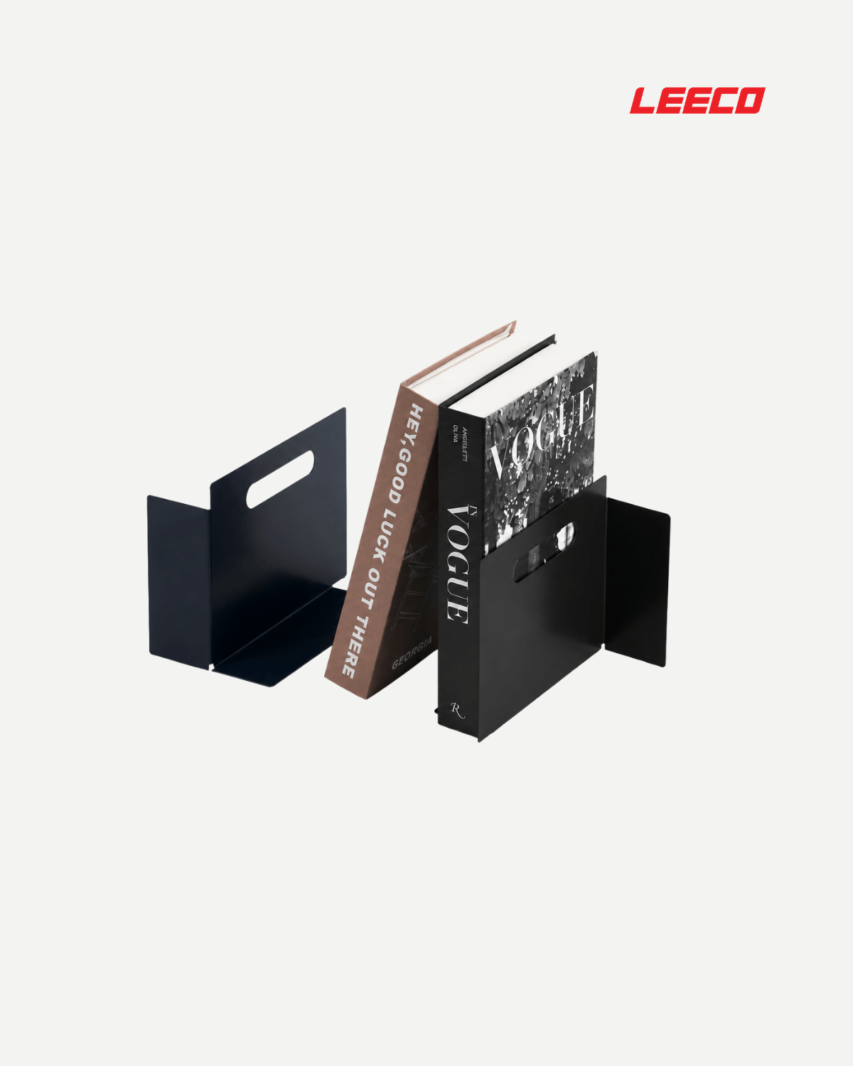 ที่กั้นหนังสือเหล็ก LEECO รุ่น FRAMEWORK ขนาด 15X12X20 ซม. สีน้ำเงิน 2 ชิ้น_5