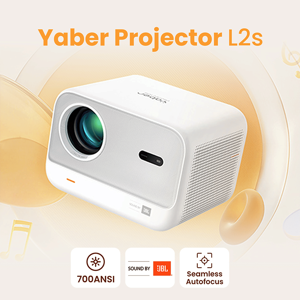 โปรเจคเตอร์ YABER L2S (พร้อมSOUND BY JBL ในตัว)